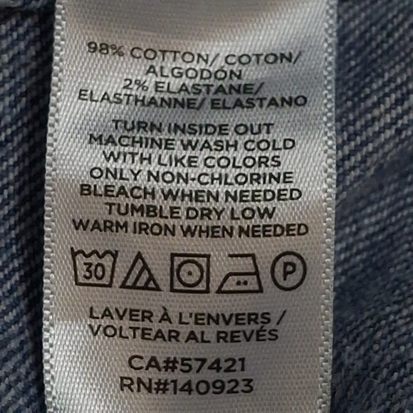 Loft High Waist Wide Leg Jeans Size 28 - Picture 11 of 11